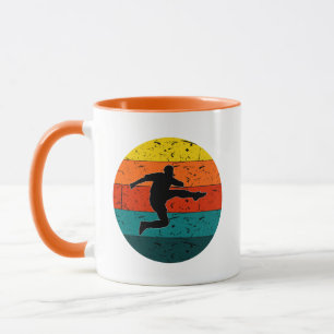 Retro Football Soccer Shooter   Simple Retro Colou Mug