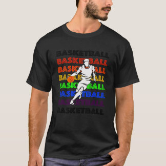 Retro for Passionate Basketball T-Shirt