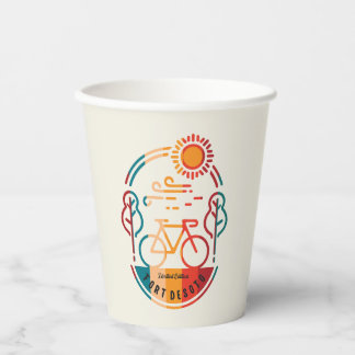 Retro Fort Desoto Bike Trail  Paper Cups