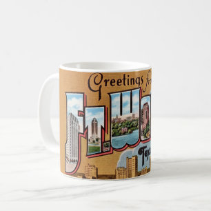 Retro Fort Worth TX Coffee Mug