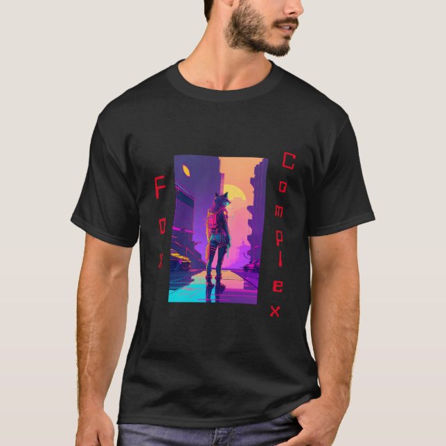Retro fox 2 T-Shirt (Front)