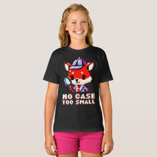 Retro Fox Detective: 8-Bit Whimsy T-Shirt