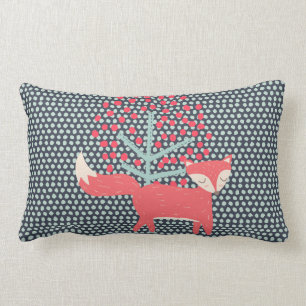 Retro Fox Lumbar Cushion