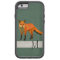 Retro Fox Monogram iPhone Case