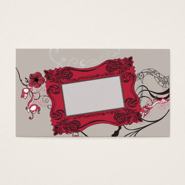 Retro frame Profile Card (Front)