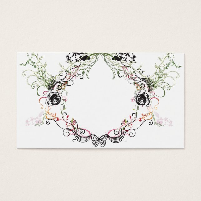 Retro frame Profile Card (Front)