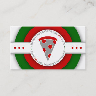 retro FREE PIZZA SLICE coupon