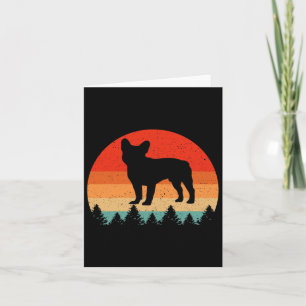 Retro French Bulldog Dog Lover French Bulldog Card