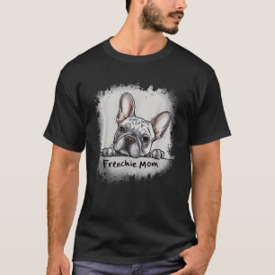 Retro French Bulldog Mom T-Shirt