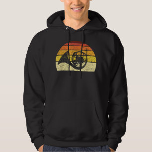 Retro French Horn Player Hornist Musician Barss In Hoodie