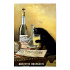 Retro french poster "absinthe bourgeois"