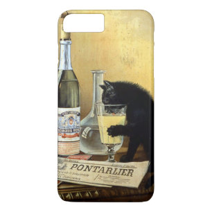 Retro french poster "absinthe bourgeois" Case-Mate iPhone case