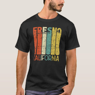 Retro Fresno Residents State California T-Shirt