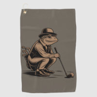Retro Frog Funny Retro Frog Golf Lover