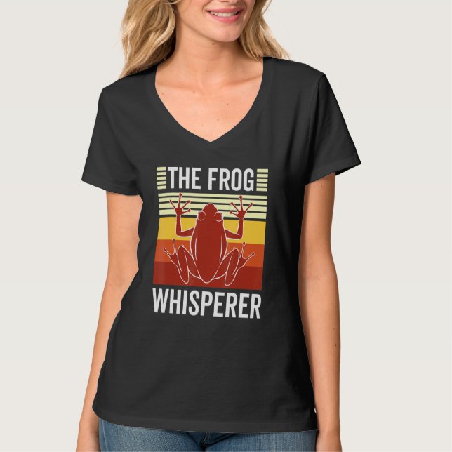 Retro Frog Whisperer T-Shirt (Front)