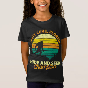 Retro Fruit Cove, Florida Big foot Souvenir T-Shirt