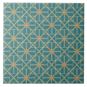 retro fun decor pattern ceramic tile