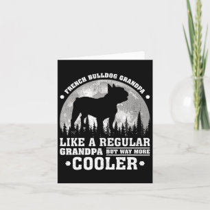 Retro Fun French Bulldog Grandpa Father's Day  Card