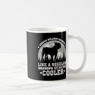 Retro Fun French Bulldog Grandpa Father's Day Coffee Mug