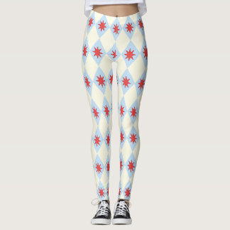 Retro Funhaus Circus Star Diamond Leggings