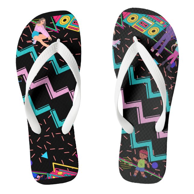 Retro Funky  Jandals (Footbed)