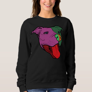 Retro Funky Pitbull Sweatshirt