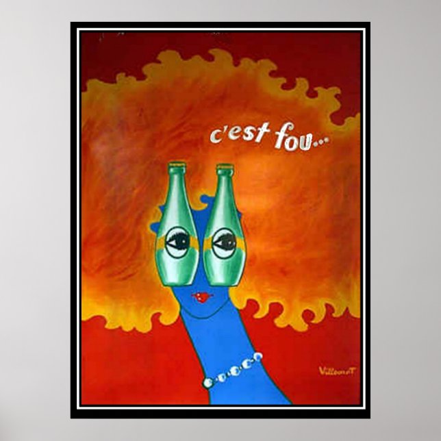 Retro funky Vintage Poster (Front)