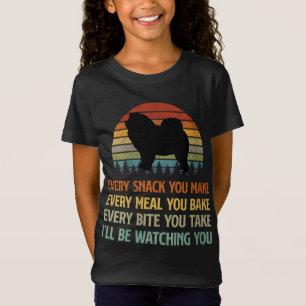 Retro Funny Chow Chow Dog Lover Owner Women Girls T-Shirt