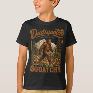 Retro funny dadsquatch sasquatch dad father's day  T-Shirt