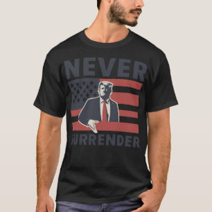 Retro Funny Donald Trump Mug Shot Wanted Save Amer T-Shirt