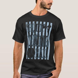 Retro Funny Game Day Baseball Team Sport Hit The T-Shirt