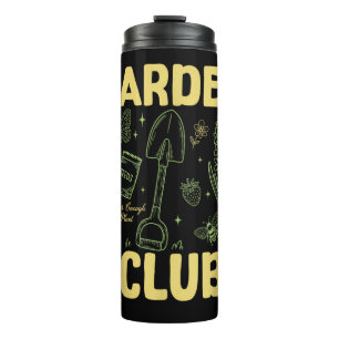 Retro Funny Garden Club Shirt Cute Plant Lover Gar Thermal Tumbler