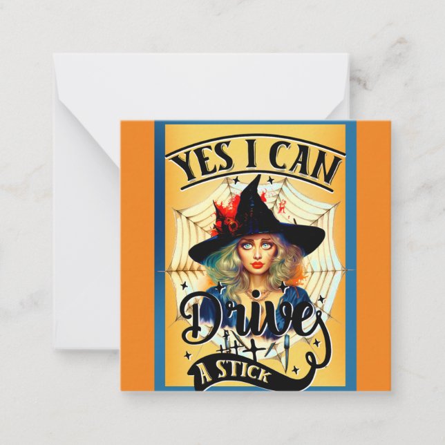 Retro Funny Halloween Cards (Front)