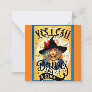 Retro Funny Halloween Cards