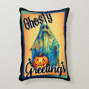 Retro Funny Halloween  Decorative Cushion