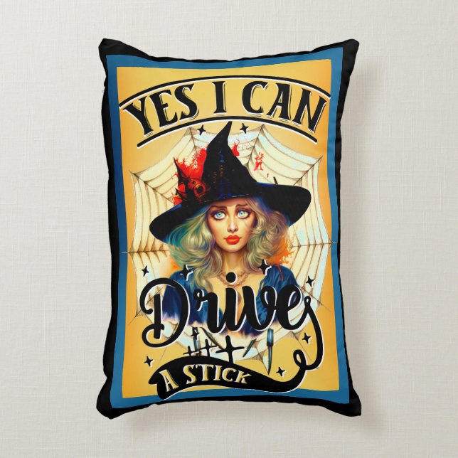 Retro Funny Halloween  Decorative Cushion (Front(Vertical))