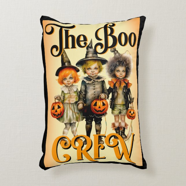 Retro Funny Halloween  Decorative Cushion (Front(Vertical))