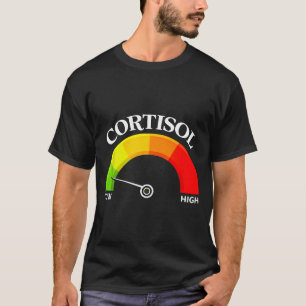 Retro funny low cortisol levels v meme T-Shirt