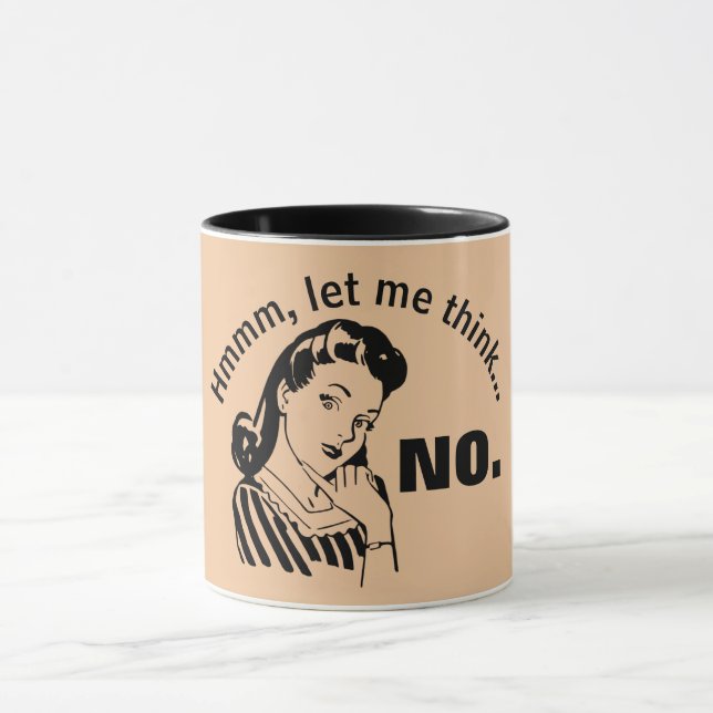 Retro Funny No Mug (Center)
