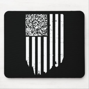 Retro Funny Qr Trump Dancing Dance Code Mouse Pad