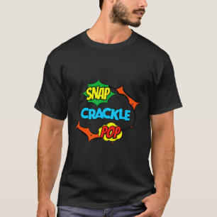 Retro Funny Snap Crackle P Quote Relax Meme Game T-Shirt