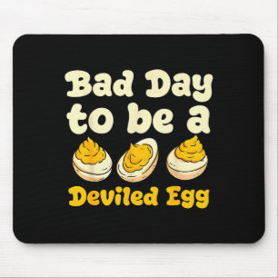 Retro Funny Thanksgiving Dinner Bad Day To Be A De Mouse Pad