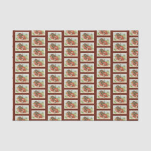 Retro Funny Thanksgiving Memes Cute Turkey Cartoon Tissue Paper