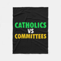 Retro Funny Trendy Sarcastic Saying Catholics Vs C