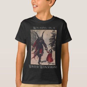 Retro Funny Walking In A Winter Wonderland Merry C T-Shirt