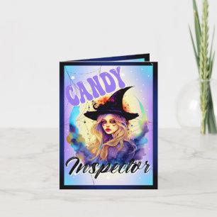 Retro Funny Witchy Halloween Cards