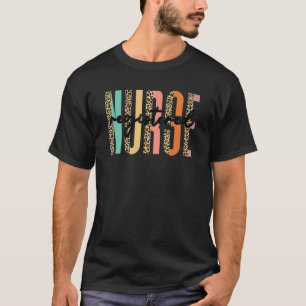 Retro Future Nurse Life For Registered Nurse Nursi T-Shirt