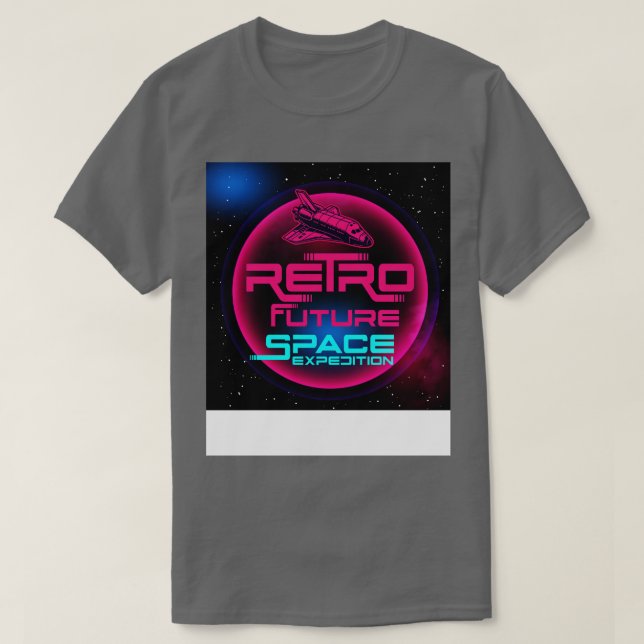 Retro Future Space Corp T-Shirt (Design Front)