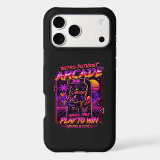 Retro Futurist Arcade Synthwave Neon Phone Case