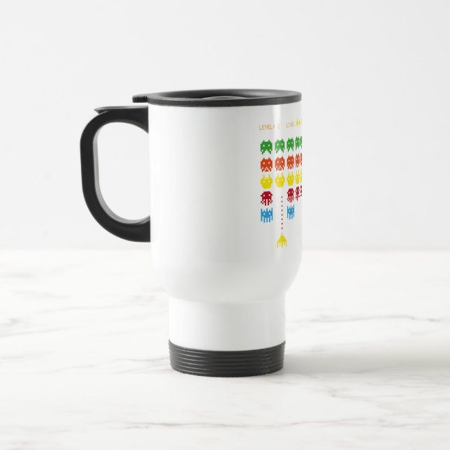 Retro Game Travel Mug (Left)